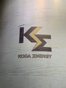 Koda Energy logo on building